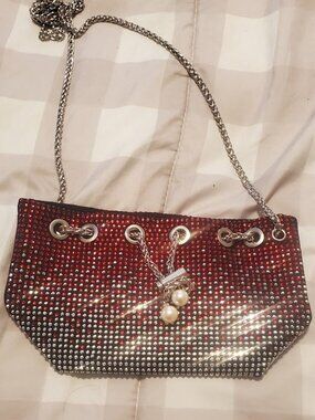 Red Bling Purse
